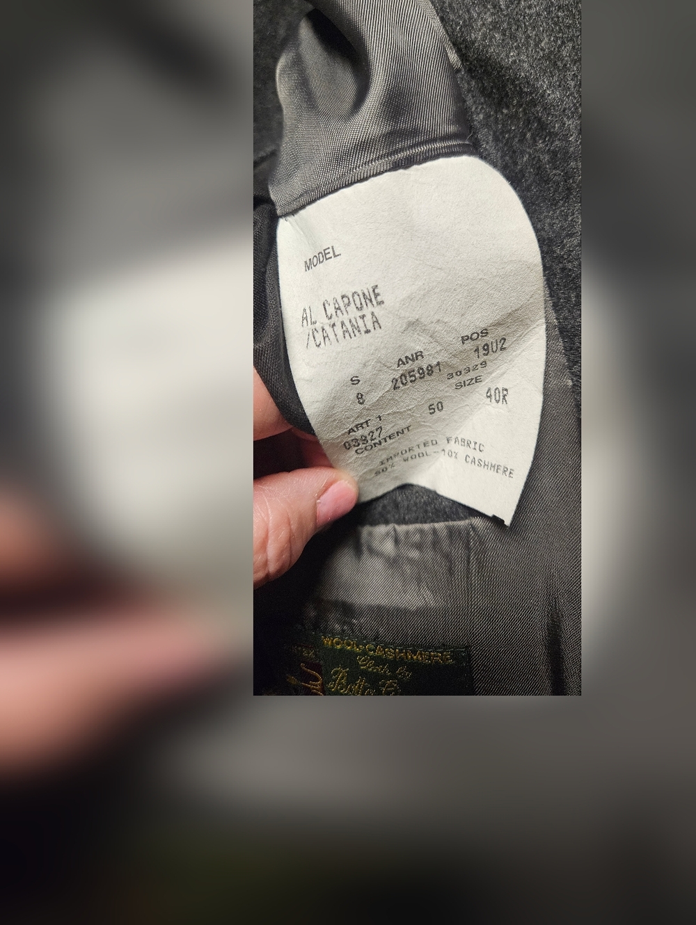 Hugo Boss Al Capone/Cantania Men's Double-Breasted Blazer Dark Gray - Picture 7 of 10